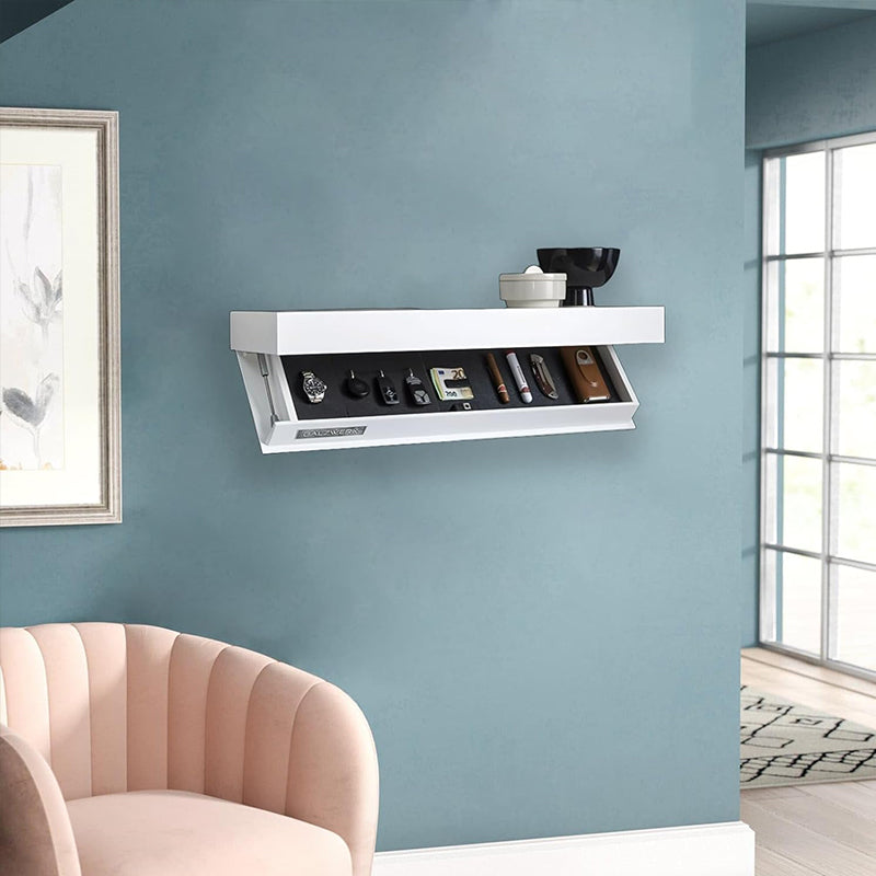 Magicflap Hidden Shelf - Wall-Mounted with Secret Compartment, a Floating Storage Solution. - V.I.P Digital Presence