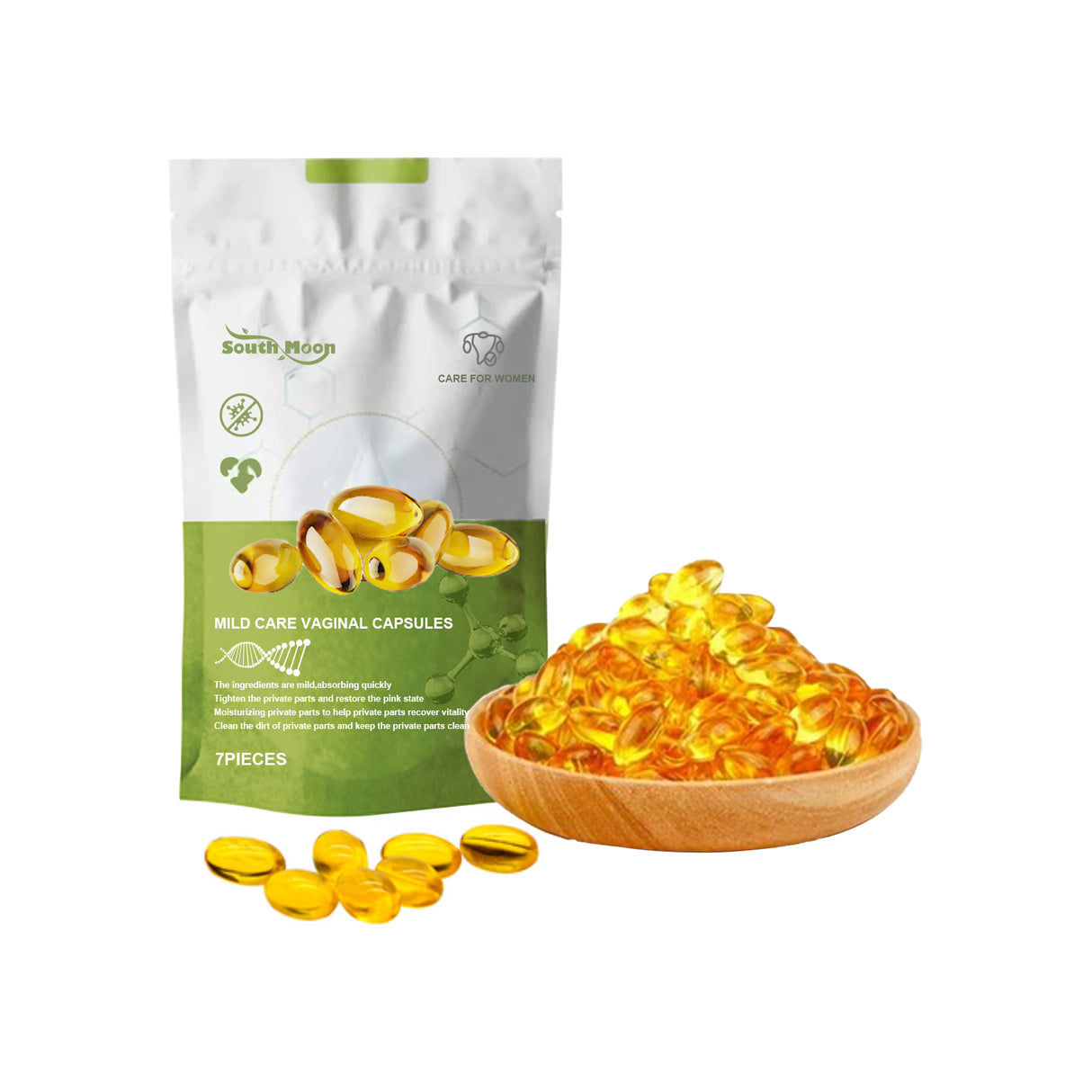 Mild Care Vaginal Capsules, Body Cleanse Deodorizing Odor And Itchiness Firming Gentle Care Capsules - V.I.P Digital Presence