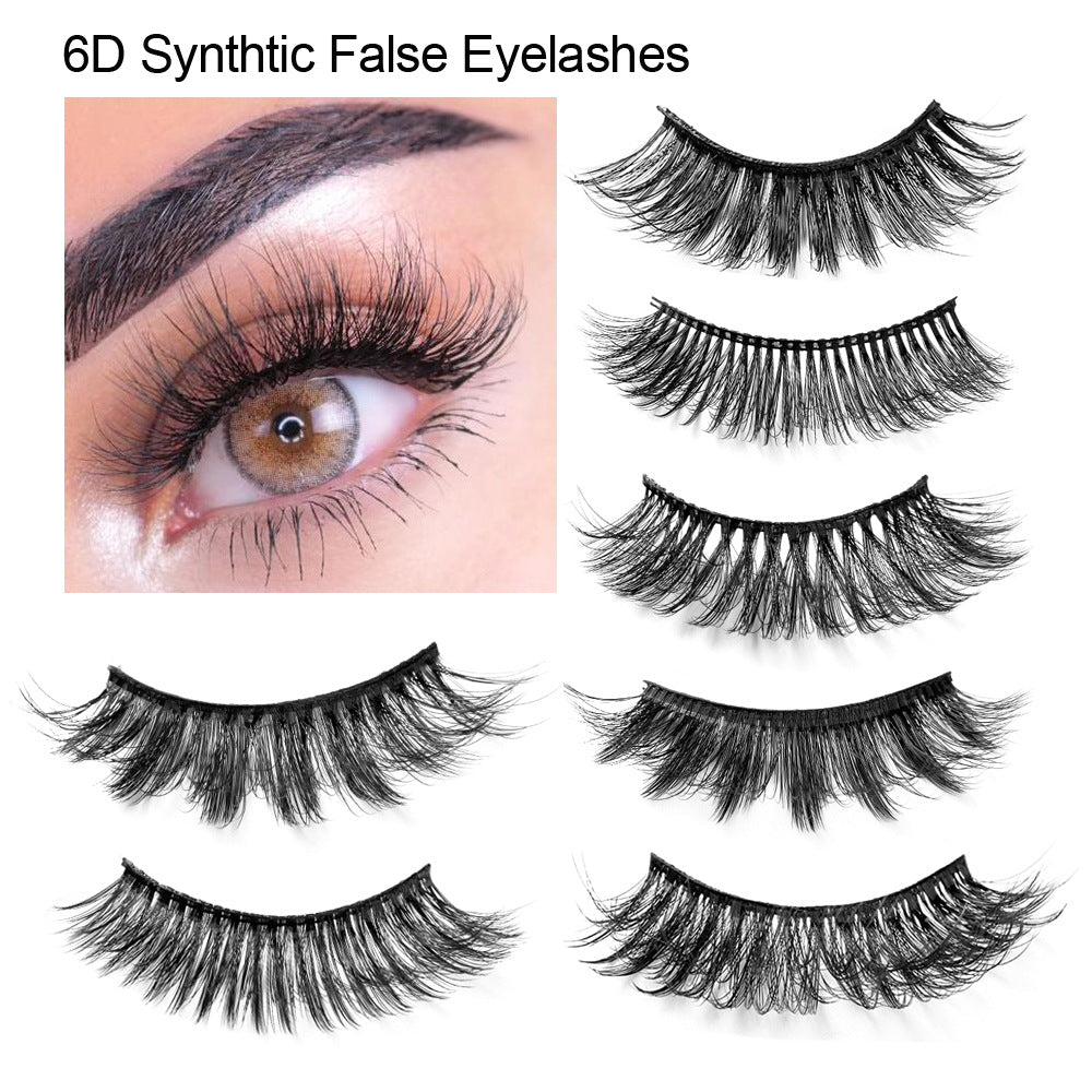 New False Eyelashes Eyelashes Cross Exaggerated Eyelashes 3D Three Dimensional Thick Imitation Mink False Eyelashes 25mm - V.I.P Digital Presence