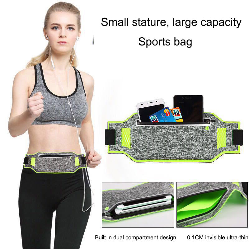 Outdoor unisex sports running mobile waist bag, waterproof Lycra close fitting ultra-thin waist bag - V.I.P Digital Presence