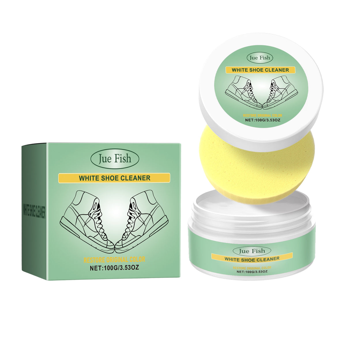 White Shoe Cleaning Cream Clean Leather Bag Small White Shoes Free Wash Maintenance Portable Cleaning Cream - V.I.P Digital Presence