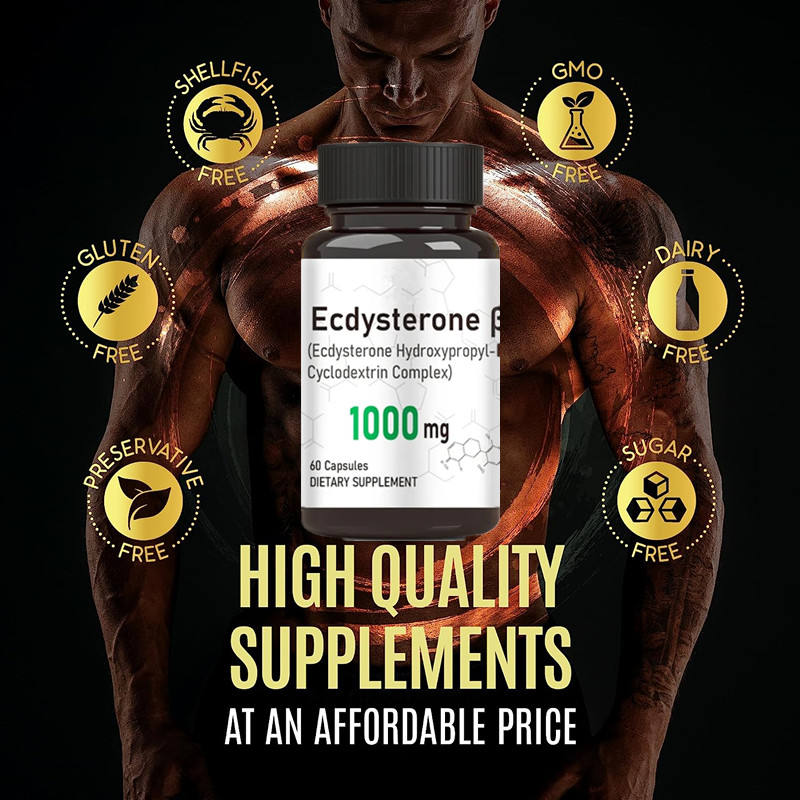 Ecdysterone Capsules Hydroxypropyl Cyclodextrin Complex Ecdysterone Powder Capsules 98% Ecdysterone - V.I.P Digital Presence