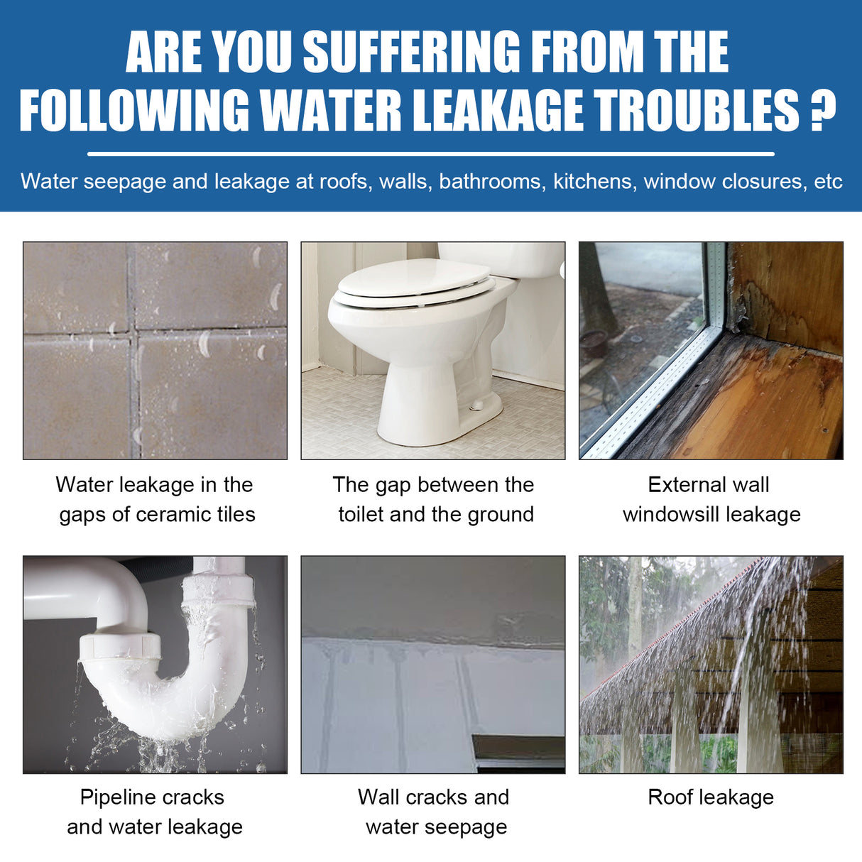 Transparent Waterproof Adhesive, Multi-functional Waterproof And Leakproof Sealing Paint For Household Kitchen And Bathroom Plumbing Roof Walls - V.I.P Digital Presence