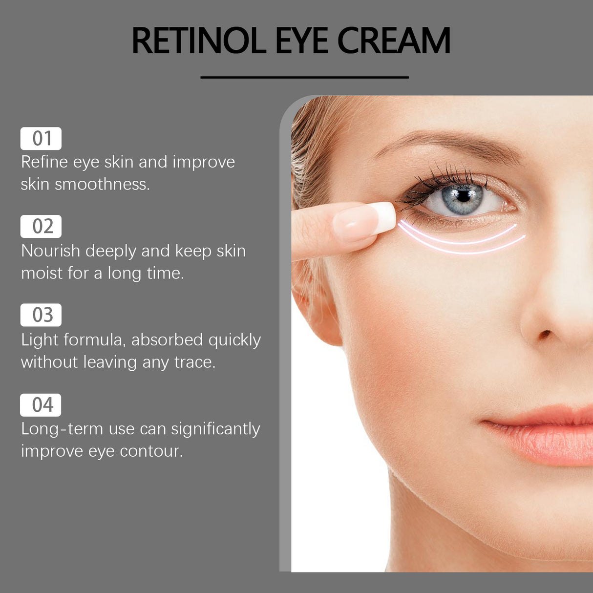 Firming Eye Cream Delicate, Moisturizing, Soft, Smoothing, Fine Lines Brightening, Mild And Repairing Eye Cream
