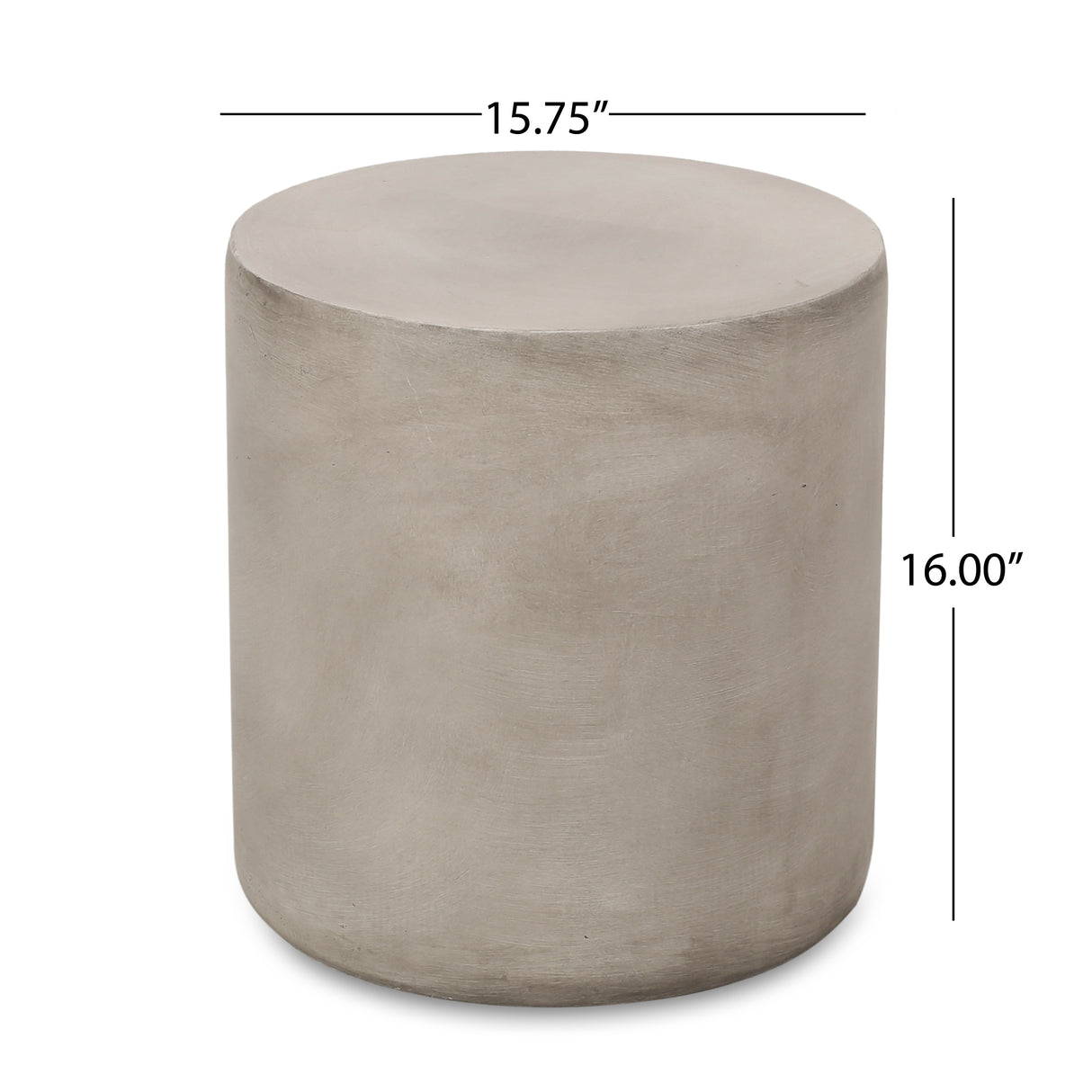 Light Concrete Side Table,Light Gray - V.I.P Digital Presence
