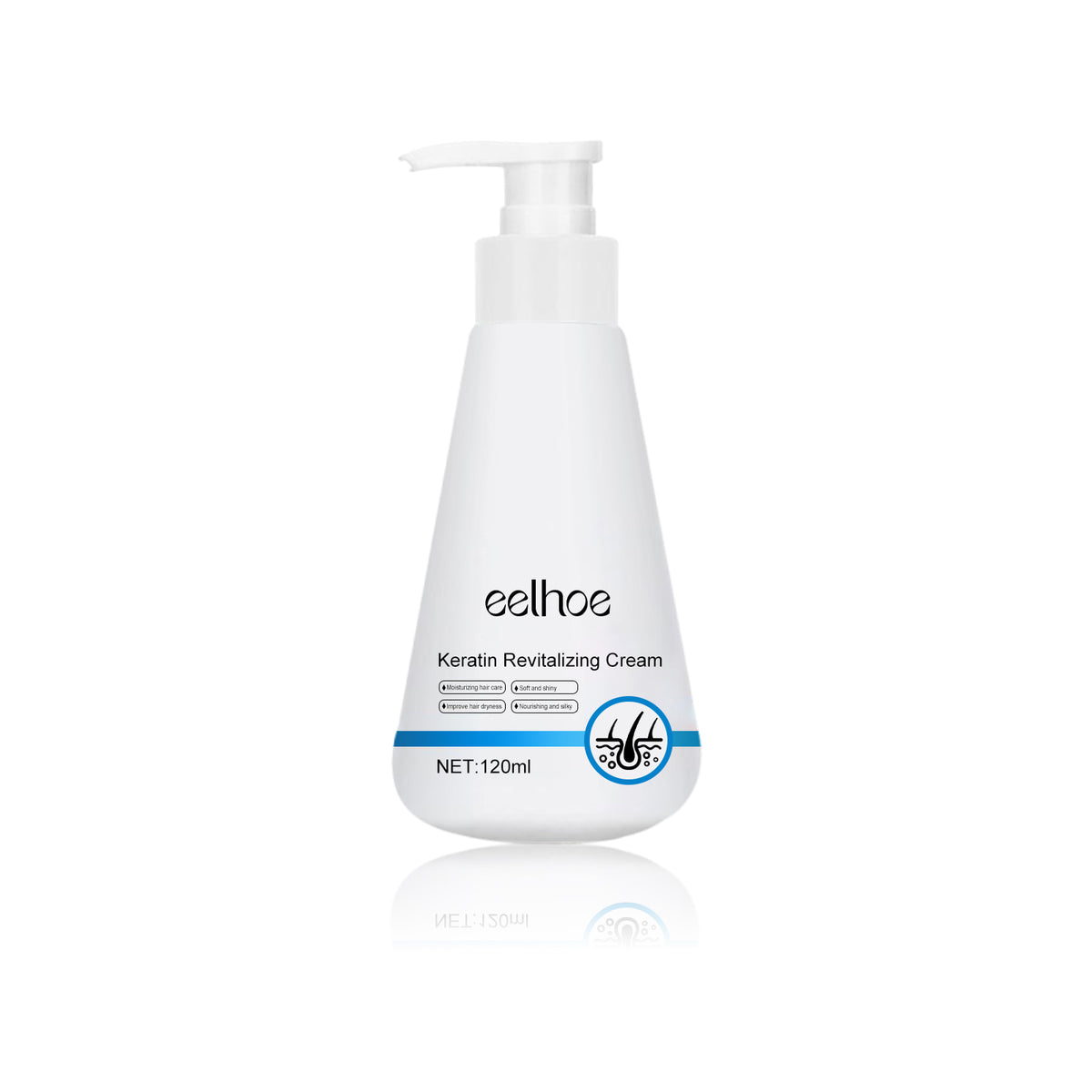 Keratin Revitalizing Cream, Long Lasting Fragrance Soft Light Smoothing Frizz Repair Split End Conditioner - V.I.P Digital Presence