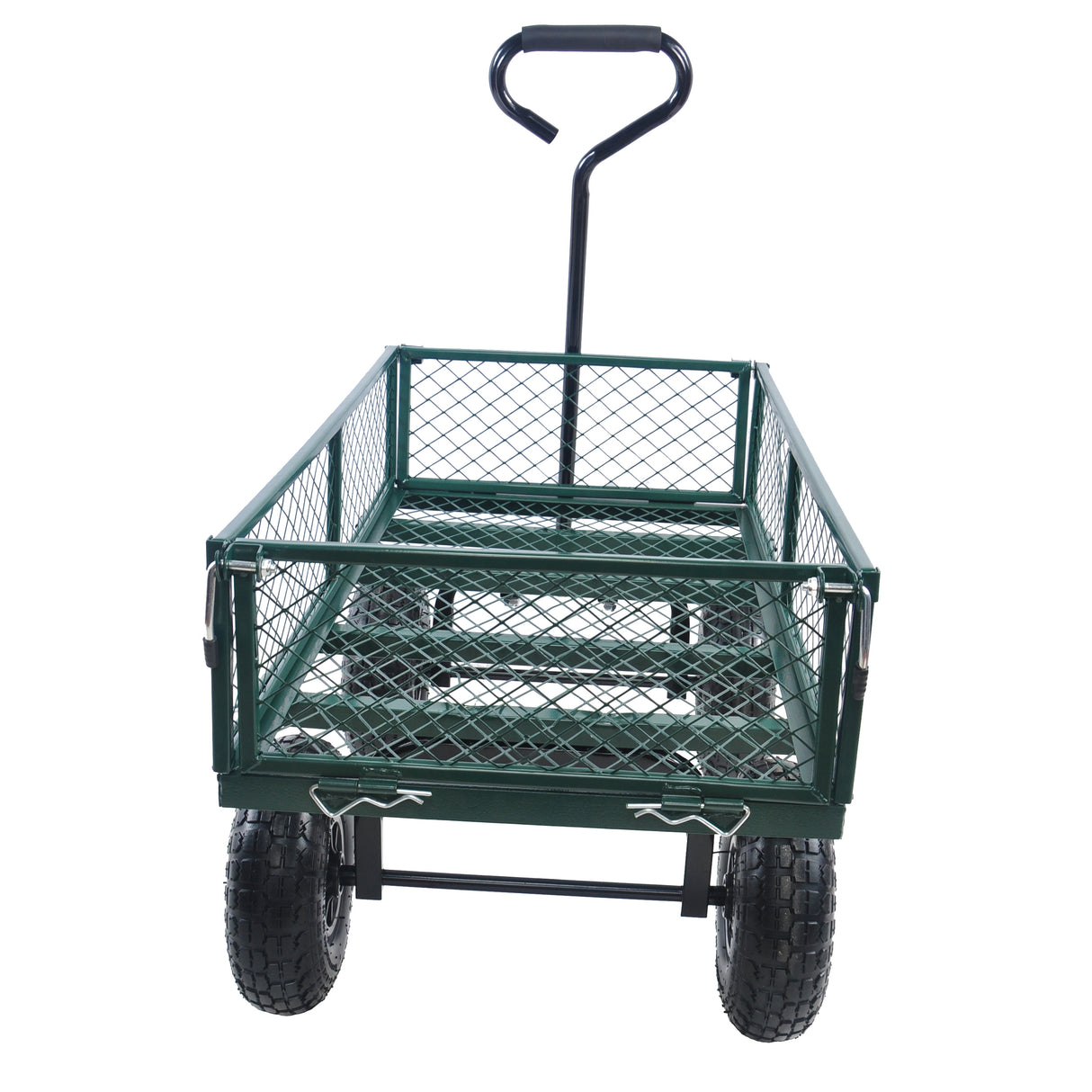Wagon Cart Garden cart trucks make it easier to transport firewood (green) - V.I.P Digital Presence
