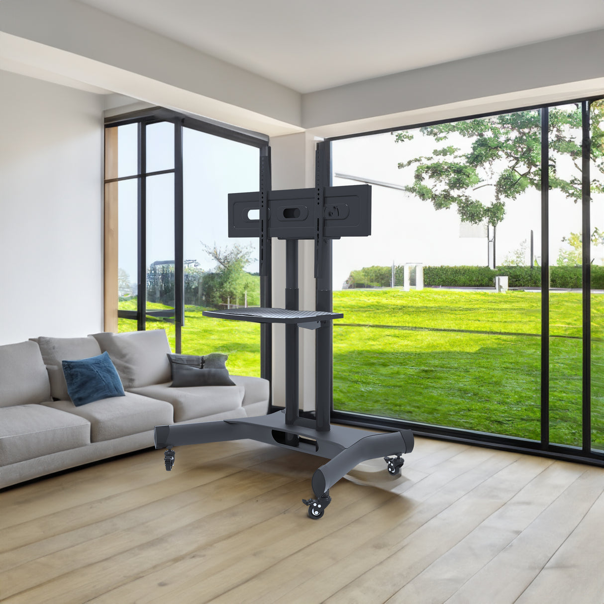 FANCO Universal Rotating TV Stand, Suitable for 32-80 inch TVs, Tiltable Desktop TV Stand, Maximum VESA 600x400mm (Black) - V.I.P Digital Presence