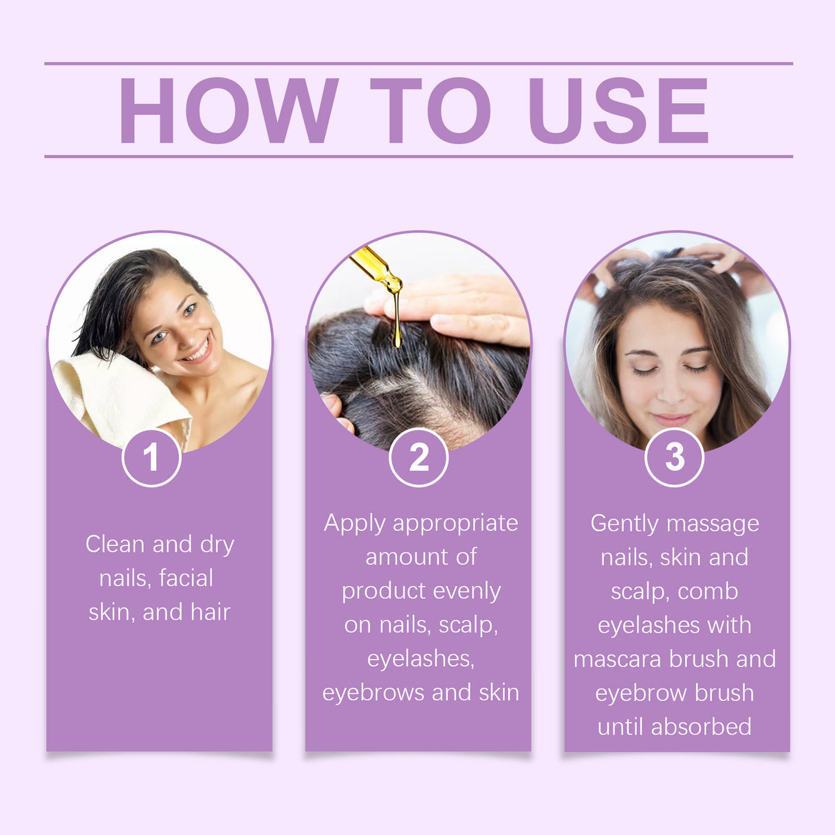 Ouhoe Black Castor Oil Eyebrow Eyelash Hair Soft Shine Skin Care Multi-Effect Care Essential Oil - V.I.P Digital Presence