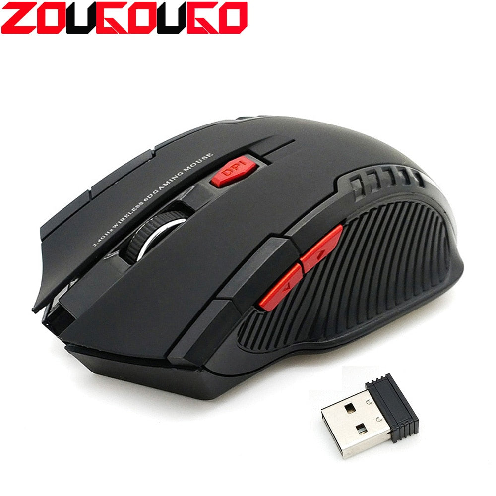 2.4GHz Wireless Mice With USB Receiver Gamer 2000DPI Mouse For Computer PC Laptop - V.I.P Digital Presence