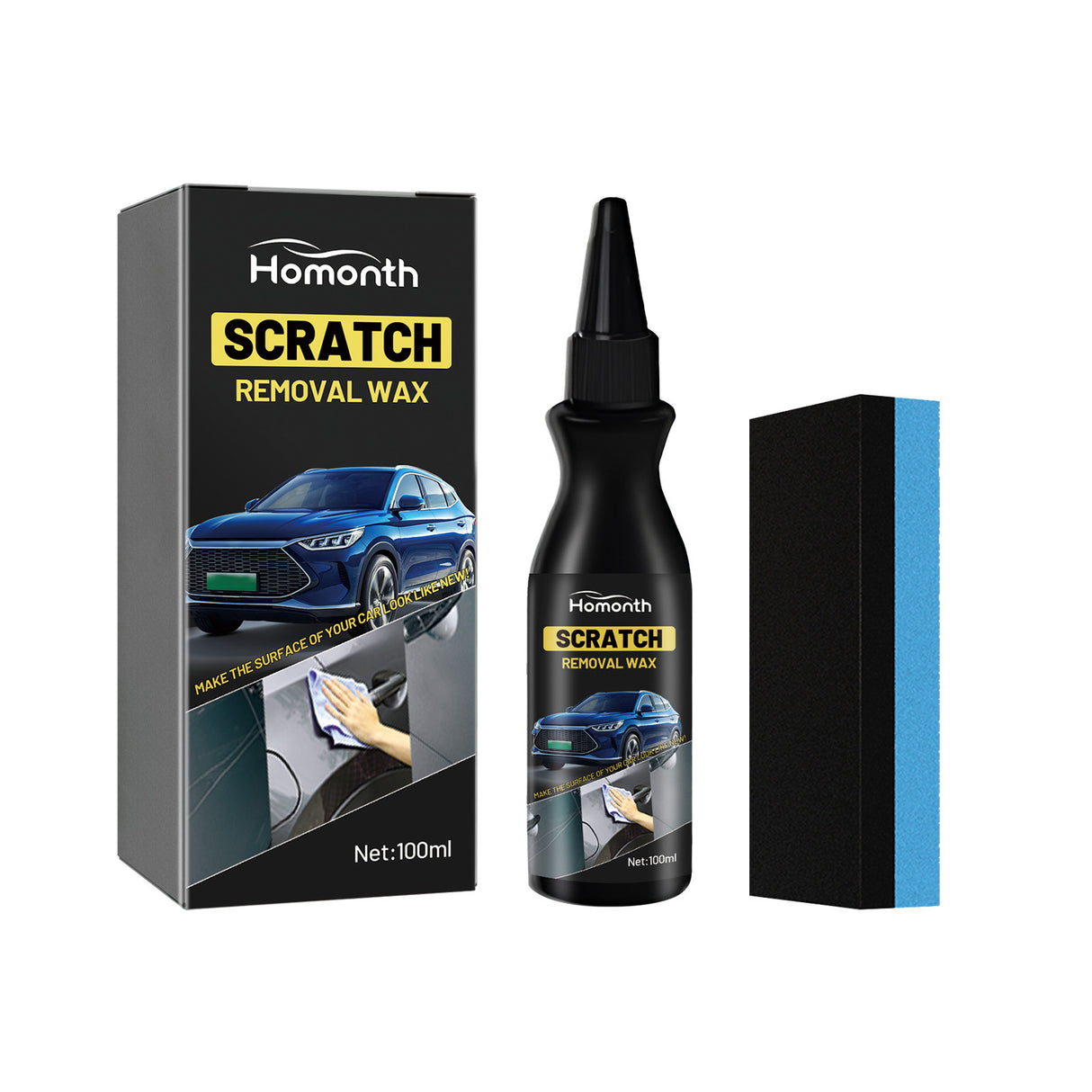 Scratch Removal Wax, Car Repair Care Paint Maintenance Refurbished Clean And Brightening Car Scratch Repair Cream - V.I.P Digital Presence