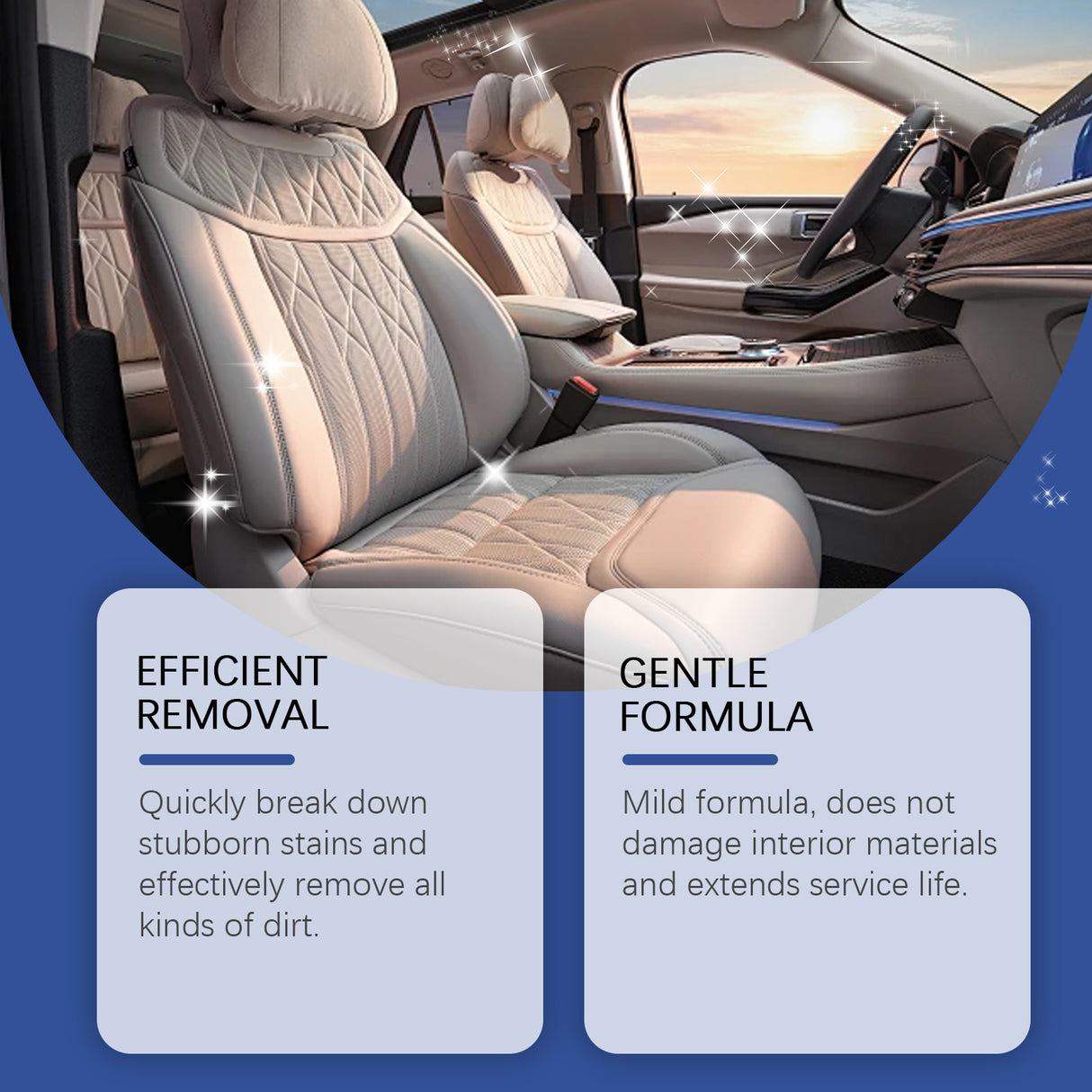 Car Interior Cleaning Mousse Car Interior Upholstered Seat Fabric Stain Cleaner - V.I.P Digital Presence