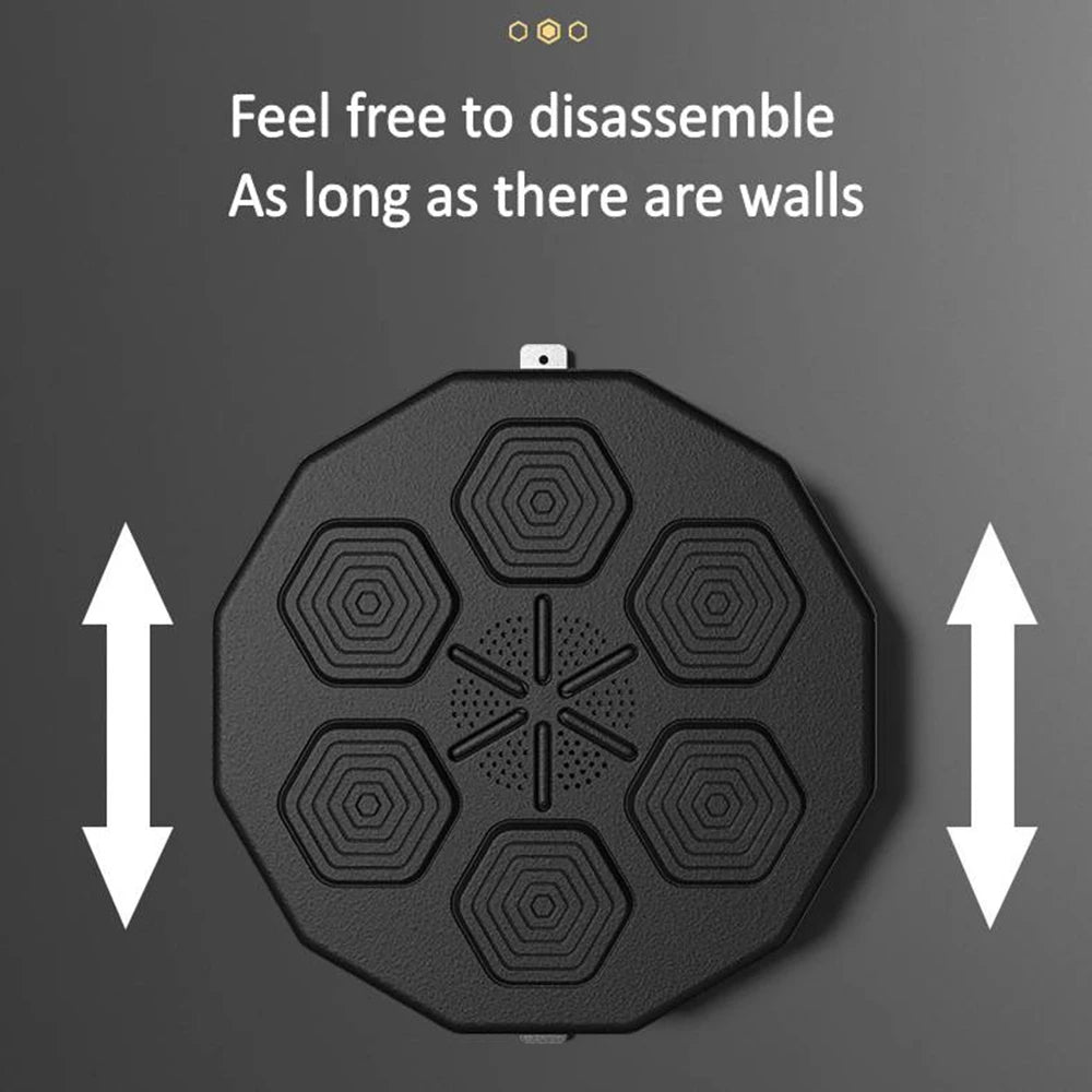 Smart Music Boxing Machine Wall Mounted Bluetooth Smart Fun Punch Boxing Trainer Wall Target Punching Pads Suitable For Home - V.I.P Digital Presence