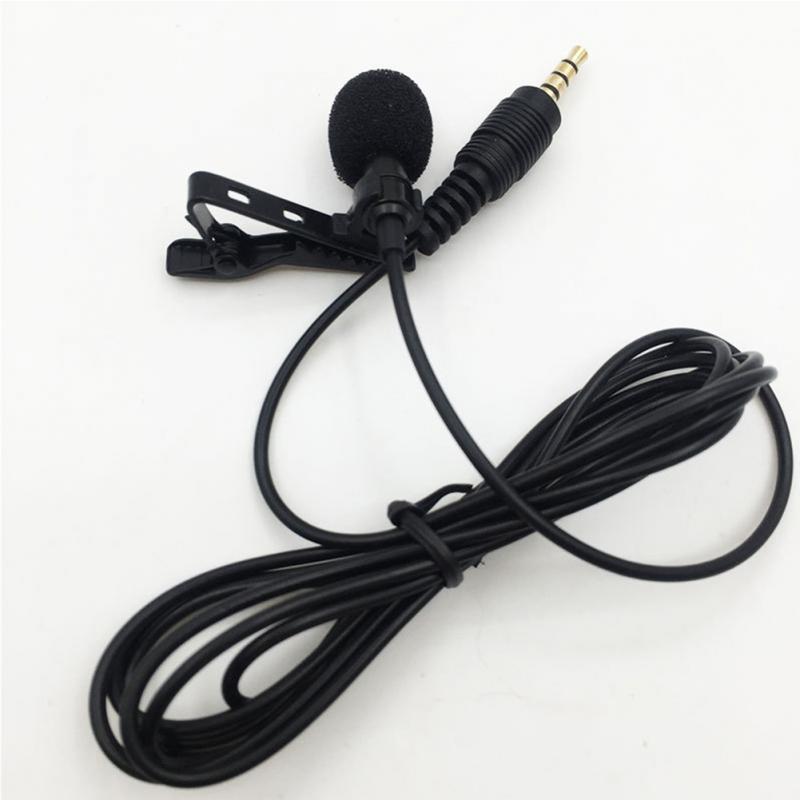 VOXLINK 3.5 mm Microphone Clip Tie Collar for Mobile Phone Speaking in Lecture 1.5m/3m Bracket Clip Vocal Audio Lapel Microphone - V.I.P Digital Presence