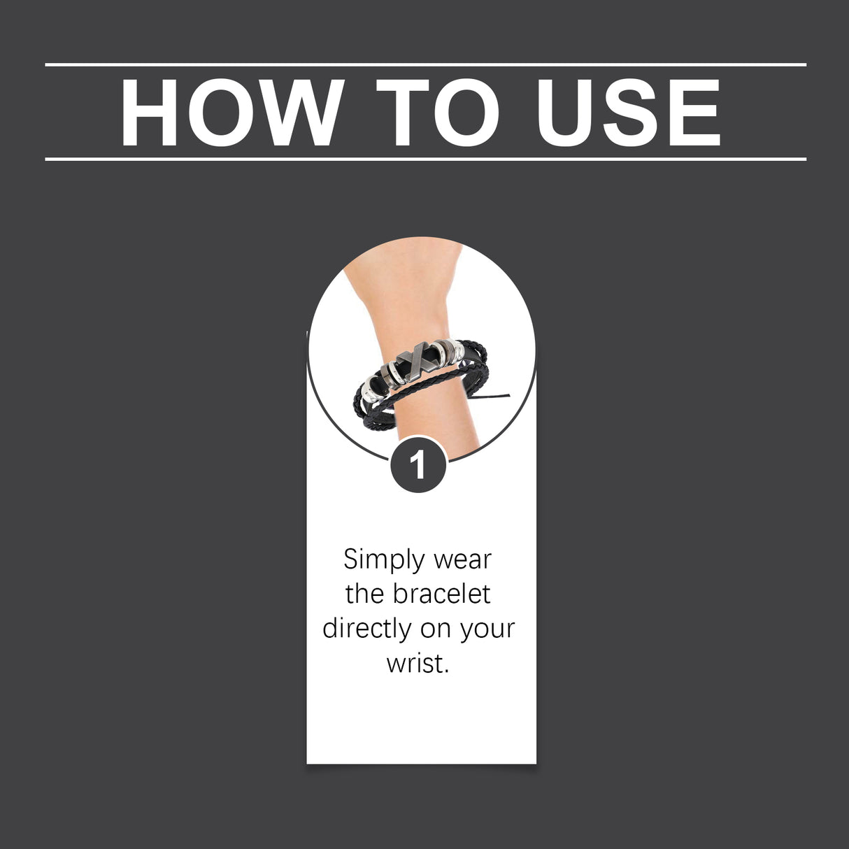 Men's Care Bracelet, Gentle Care For Men's Body Comfortable Lightweight Portable Fashion Care Bracelet - V.I.P Digital Presence