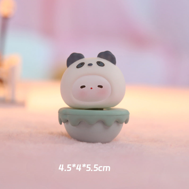 Comes with fragrance and a wobbly figurine gift Office decoration figurine resin tabletop cute little ornament - V.I.P Digital Presence