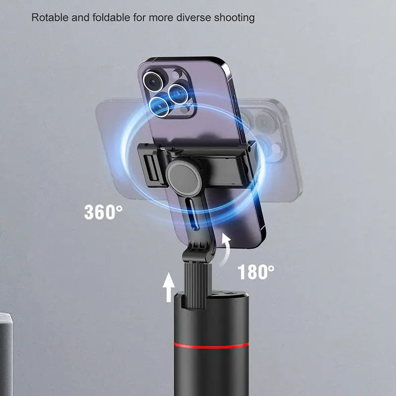 P02 Auto Face Tracking Stand 360 Rotation Phone Holder Desktop Tracking Gimbal Stabilizer Tripod for Live Vlogging Video - V.I.P Digital Presence