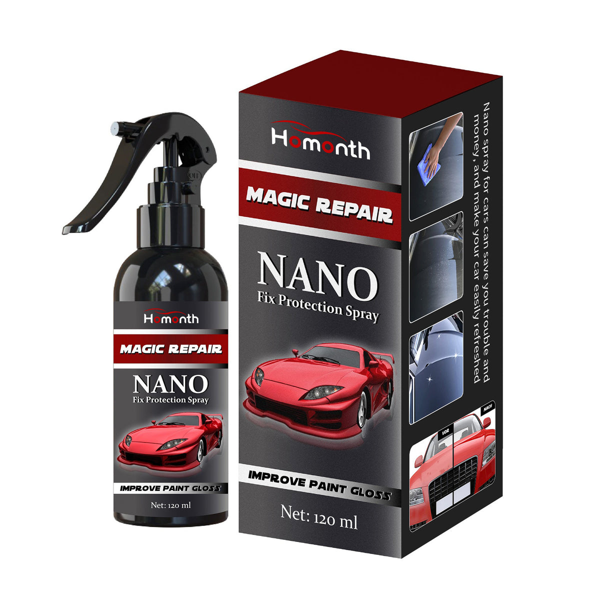 Nano Fix Protection Spray, Car Coating Agent Car Paint Maintenance Coating Crystal Wax Sealing Glaze Coating Spray - V.I.P Digital Presence