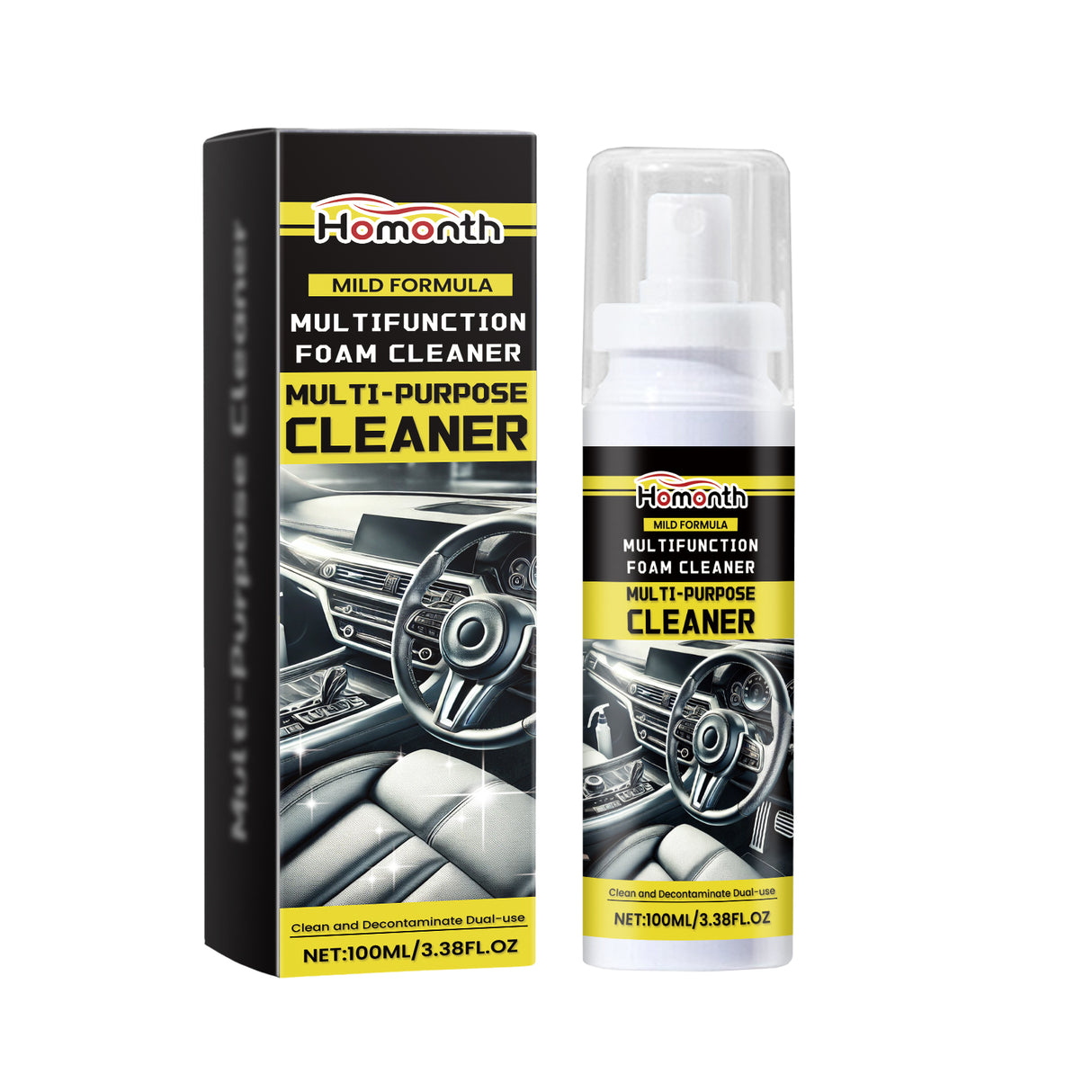 Multi-Functional Interior Cleaner The Interior Of The Steering Wheel Seat Is As Bright As A New Cleaner - V.I.P Digital Presence