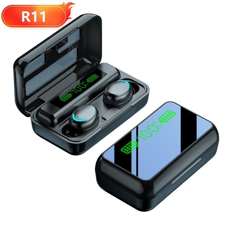 M10M30 Bluetooth Headset High-Capacity Wireless Private Model TWS New F9 Smiley Face Binaural 5.1 Noise Cancellation - V.I.P Digital Presence