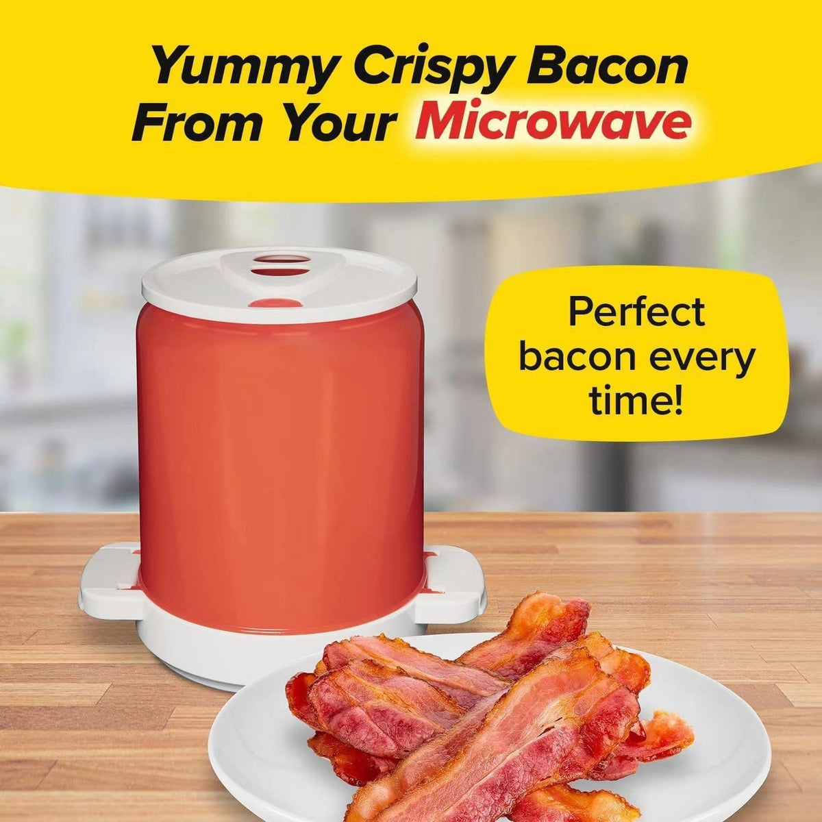 Microwave grill, bacon grill, meat plate, oven, meat box, food grade PP - V.I.P Digital Presence