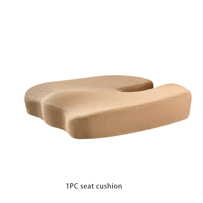 Summer Office Cushion Lumbar Back Support One Set Of Sedentary Gods Memory Foam Seat Cushion Chair Pad - V.I.P Digital Presence