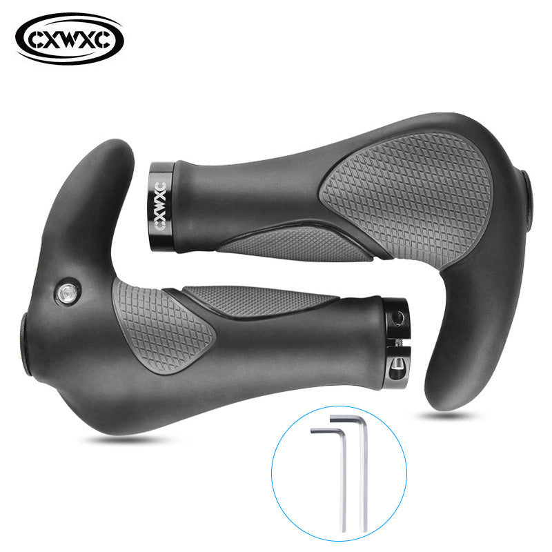 Bicycle grip cover mountain BMX sponge handle shock-absorbing anti-slip sweat-absorbing handle folding handlebar blocking handle