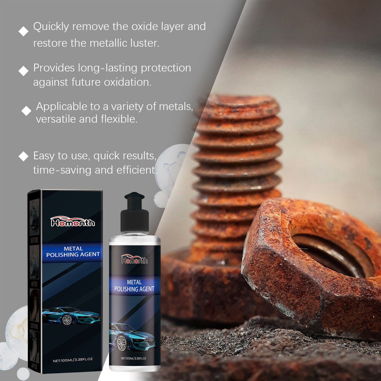 Metal Polishes, Auto Metal Polishes Clean Stainless Steel Polishes Rust Remover - V.I.P Digital Presence