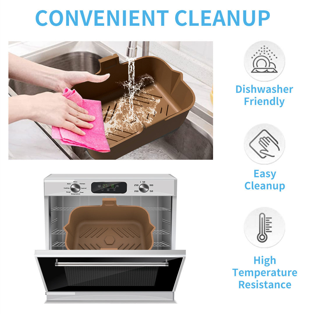 Air Fryer silicone pad kitchen supplies barbecue baking tray Halloween pumpkin fryer pad - V.I.P Digital Presence