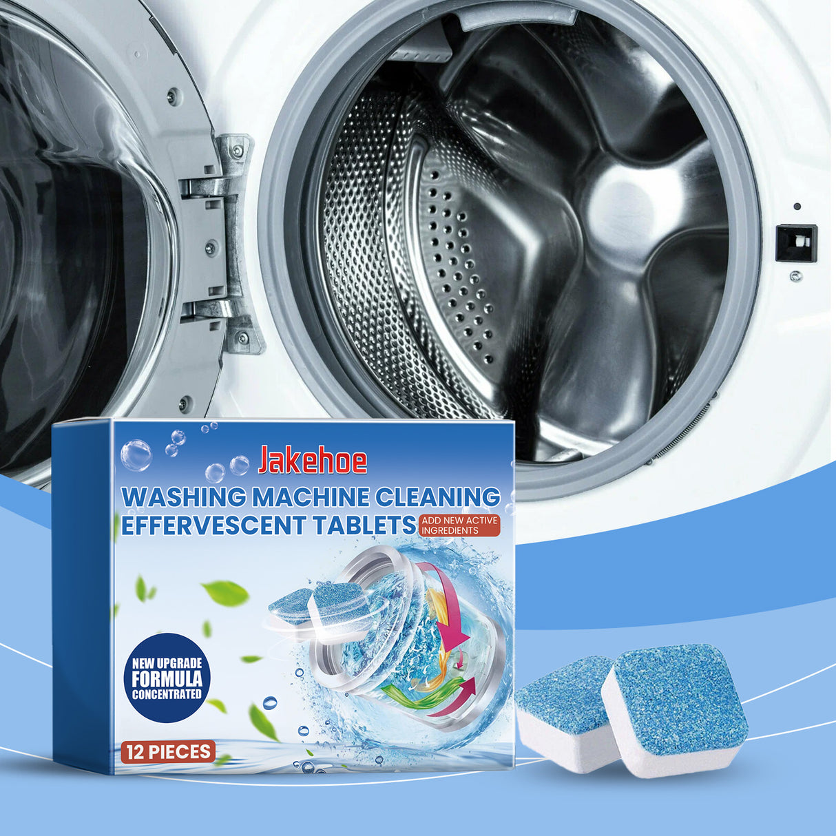 Washing Machine Cleaning Effervescent Sheet Washing Tank Cleaning Dirt, Odor And Fragrance Cleaning Sheet - V.I.P Digital Presence