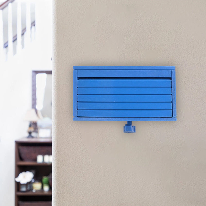 Space-saving wall wooden key holder, home key rack, garage-shaped clothes hook with opening door for hallway - V.I.P Digital Presence