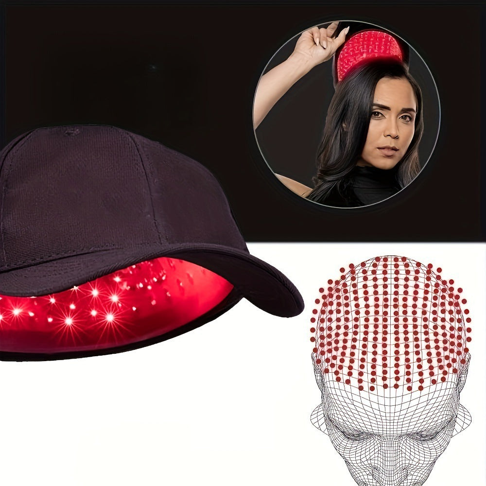 Red light therapy hair care cap hair care device portable portable hair follicle care hair dense hair care helmet hair care - V.I.P Digital Presence