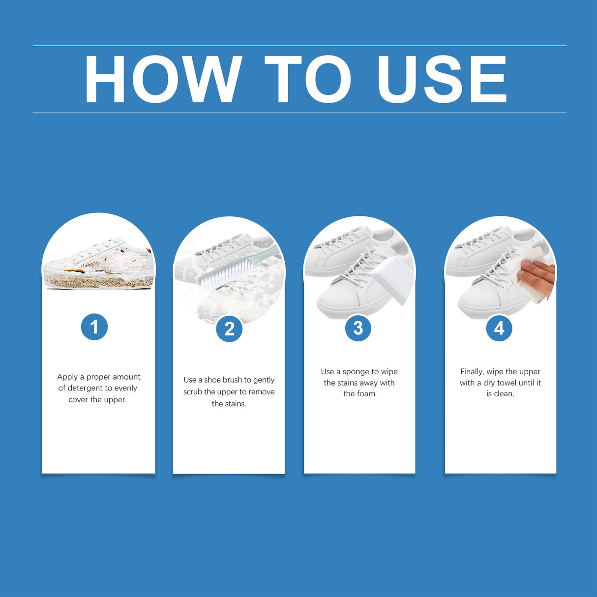 Shoe Cleaner Kit Foam Cleaning Decontamination Multi-Functional Sneaker Cleaning Household Items - V.I.P Digital Presence