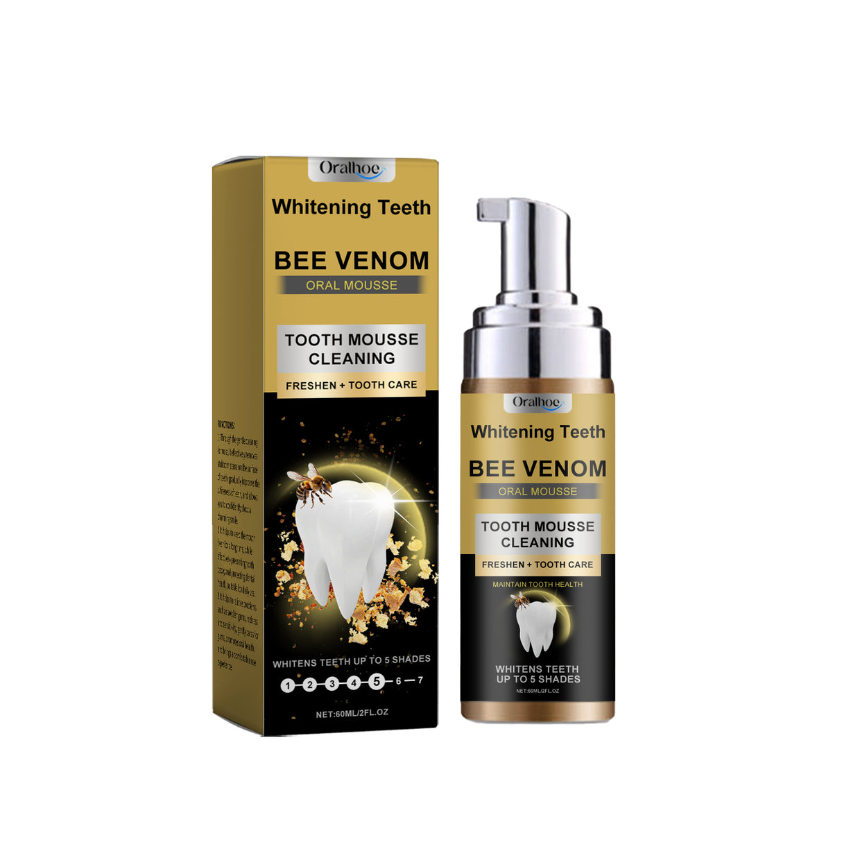 Teeth Cleaning Mousse Gently Cleans Teeth To Remove Odors, Stains And Grime Daily Beauty Mousse - V.I.P Digital Presence