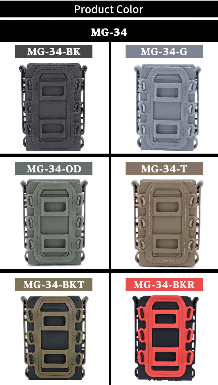 Live CS Tactical Waist Hanging Box 5.56&7.62 Elastic Scorpion Quick Pull Outdoor Multi purpose Kit - V.I.P Digital Presence