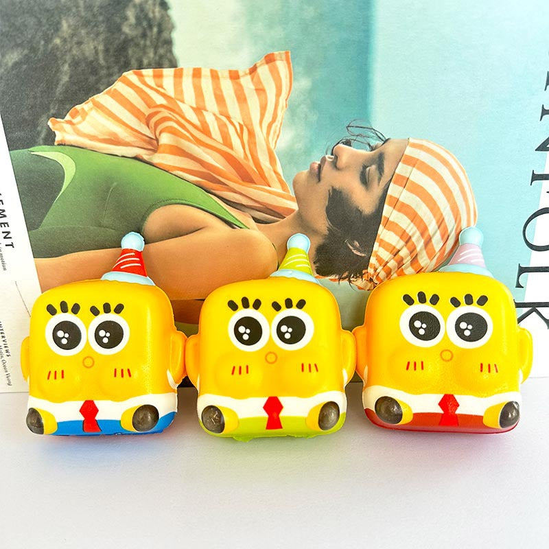 Netbag Egg Boy Party Pinch Music Stress Relief Toy Slow Rebound Ventilatory Artifact Cartoon Stress Relief Student Small Gift Item - V.I.P Digital Presence