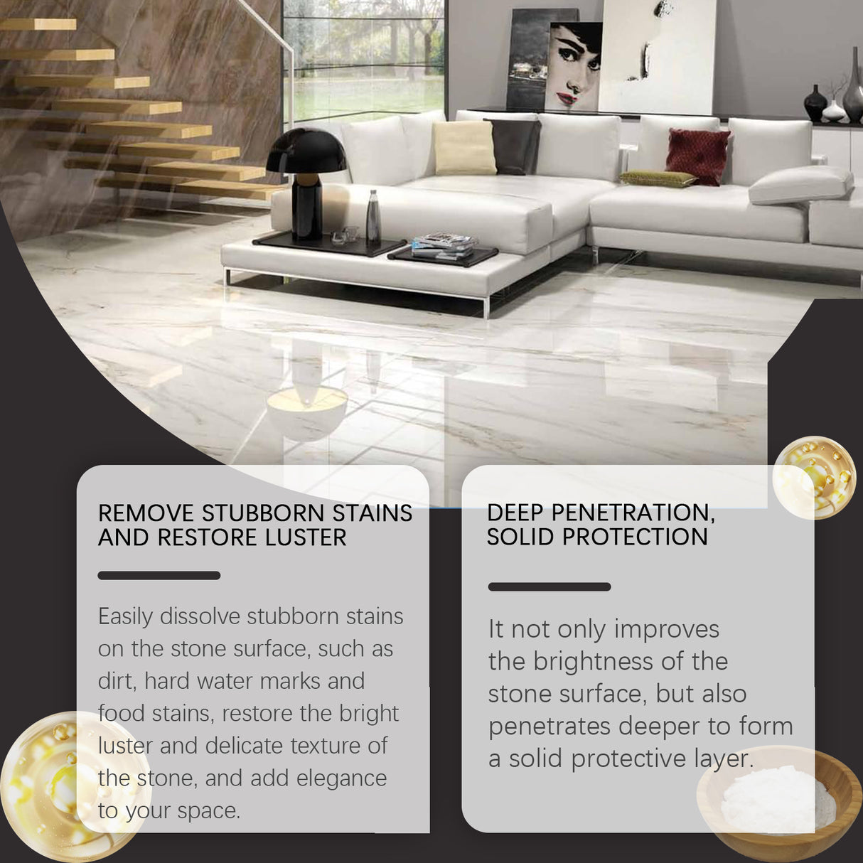 Stone Care Wax, Polished Refurbished Stone Furniture Paint Care Brightener Tile Repair Cream - V.I.P Digital Presence