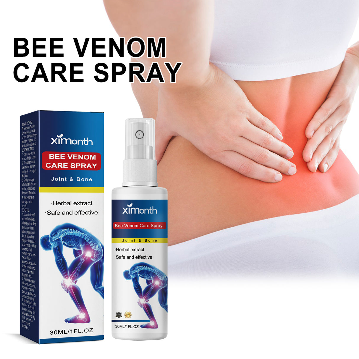 Bee Venom Joint Care Spray Relieves Shoulder, Neck, Lumbar Spine, Knee Pain Joint Body Care - V.I.P Digital Presence