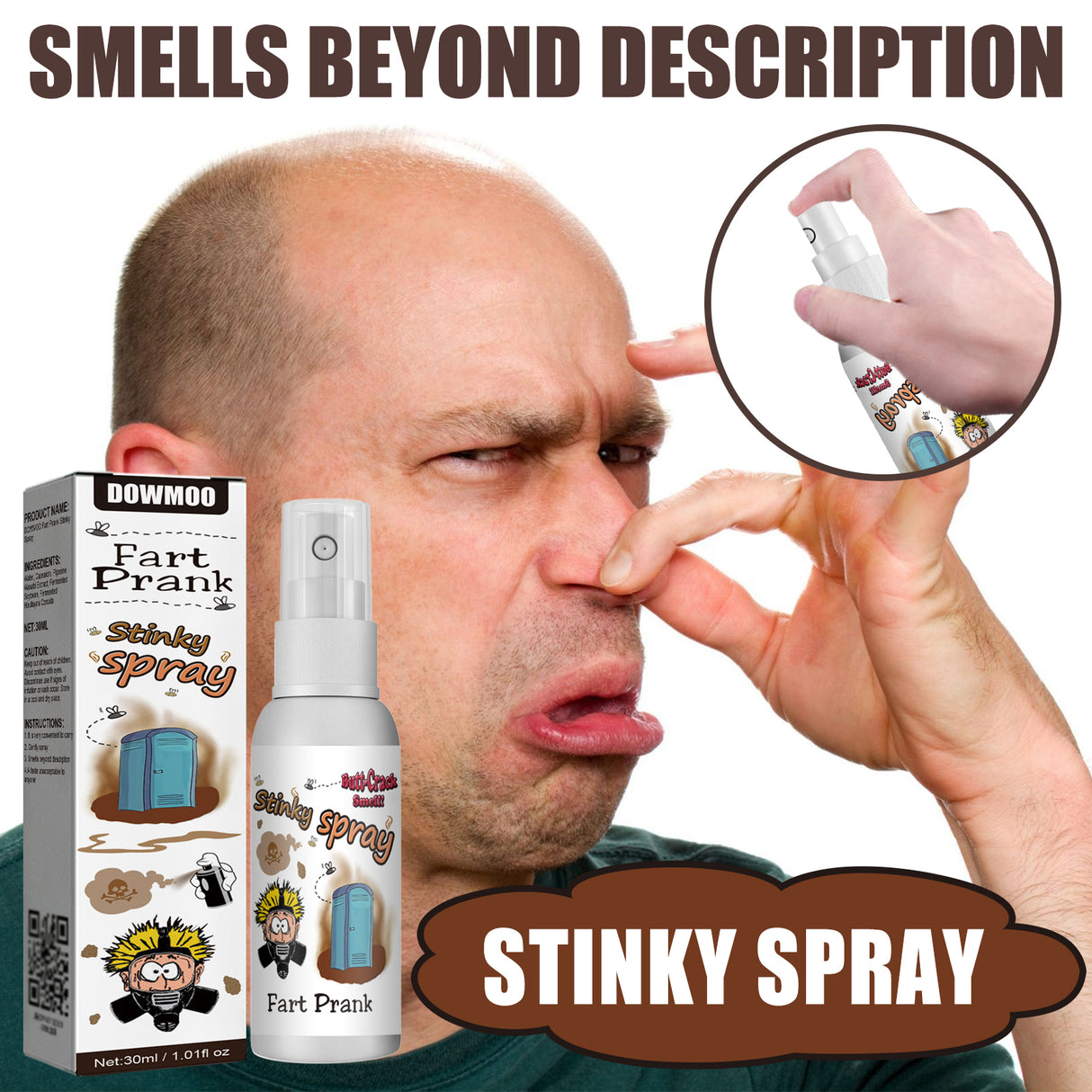 Fart Spray, A Liquid Spray For Funky Long-Lasting Odors Entertainment Spoofing Odor-Relieving Toys - V.I.P Digital Presence