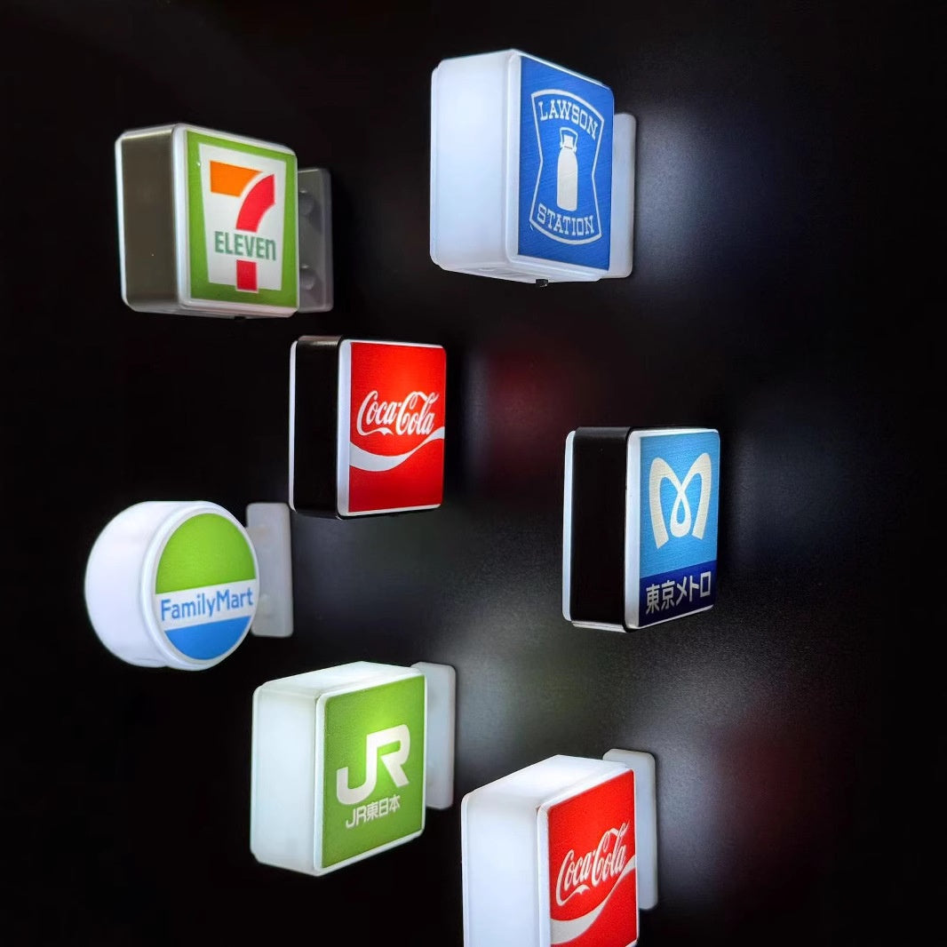 Creative refrigerator stickers convenience store lights illuminated magnetic home decorations - V.I.P Digital Presence
