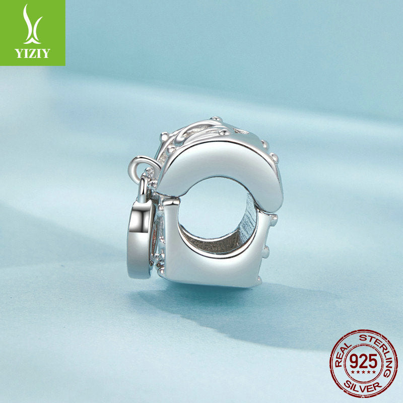 Silver Charm Original Retro Bow Treasure Box DIY Beaded Love Auspicious Treasure s925 Pure Silver Can Open Beads - V.I.P Digital Presence