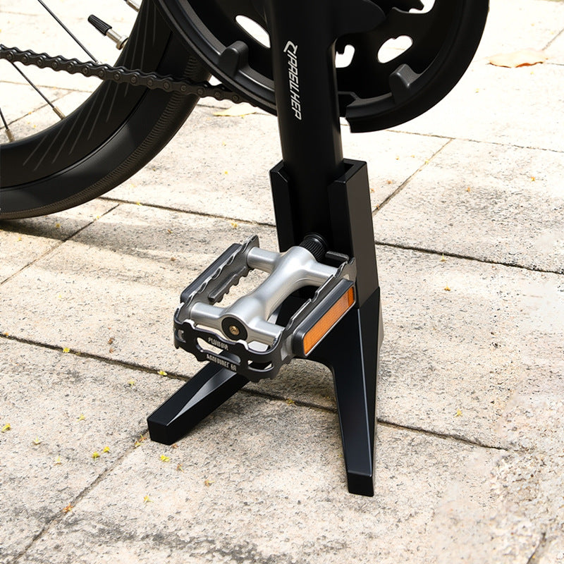 Pedal, practical frame, road bike support, bike rear parking rack, mountain bike side frame support - V.I.P Digital Presence
