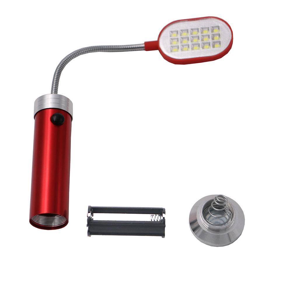 LED Flashlight Flexible 1 Mode Aluminum Desk Light Lamp 15 LED With Magnet Torch Perfect Companion Light - V.I.P Digital Presence