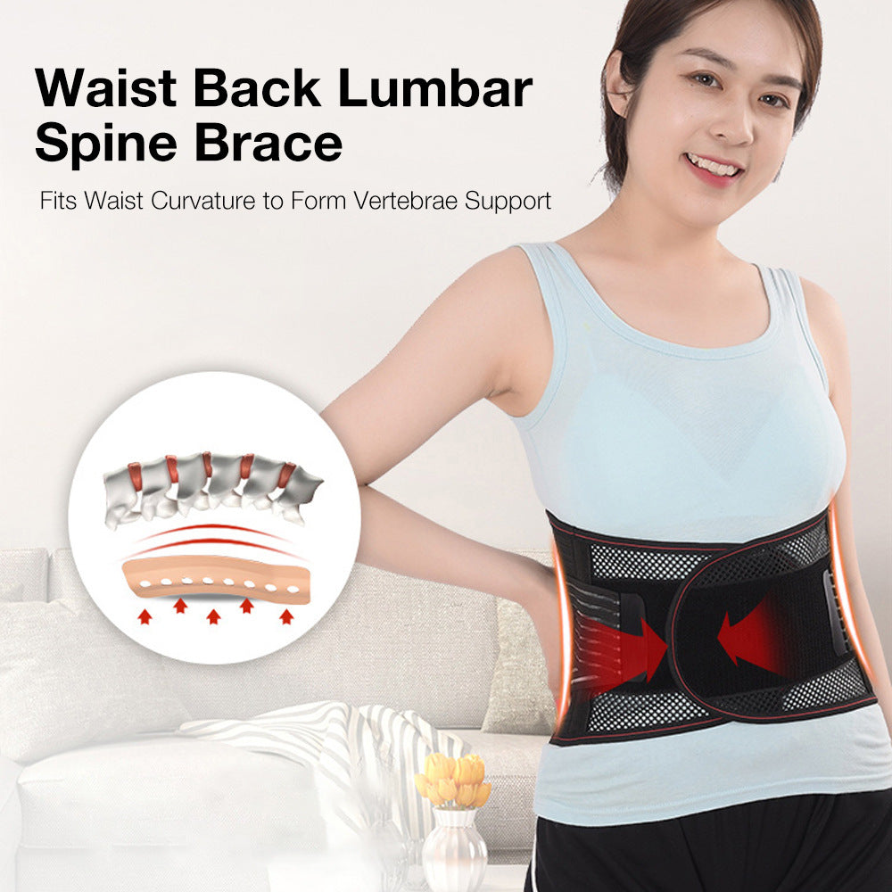 Summer Waist Support Breathable Waist Belt Lumbar Muscle Strain Lumbar Protrusion Fixed Light Belt - V.I.P Digital Presence