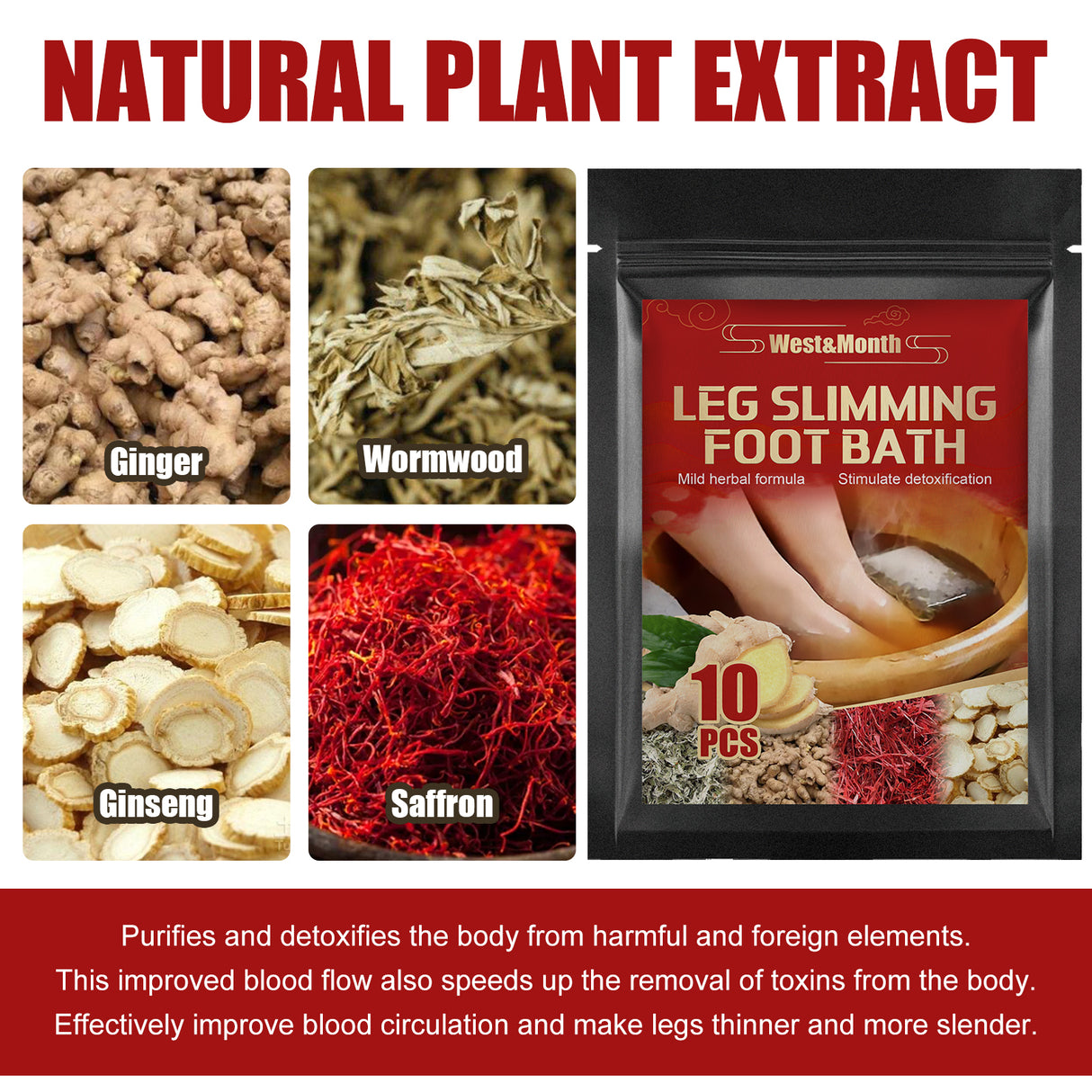 Leg Slimming Foot Bath, Relieve Leg Soreness And Swelling Discomfort Cold Relief Wet Foot Bath Kit - V.I.P Digital Presence