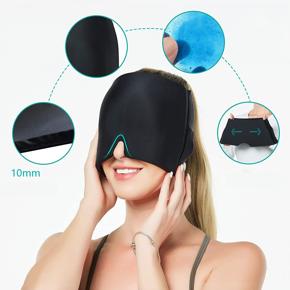 Gel Ice Mask Cold Mask Ice Mask Eye Mask Physical Cooling Physiotherapy Cold Cap - V.I.P Digital Presence