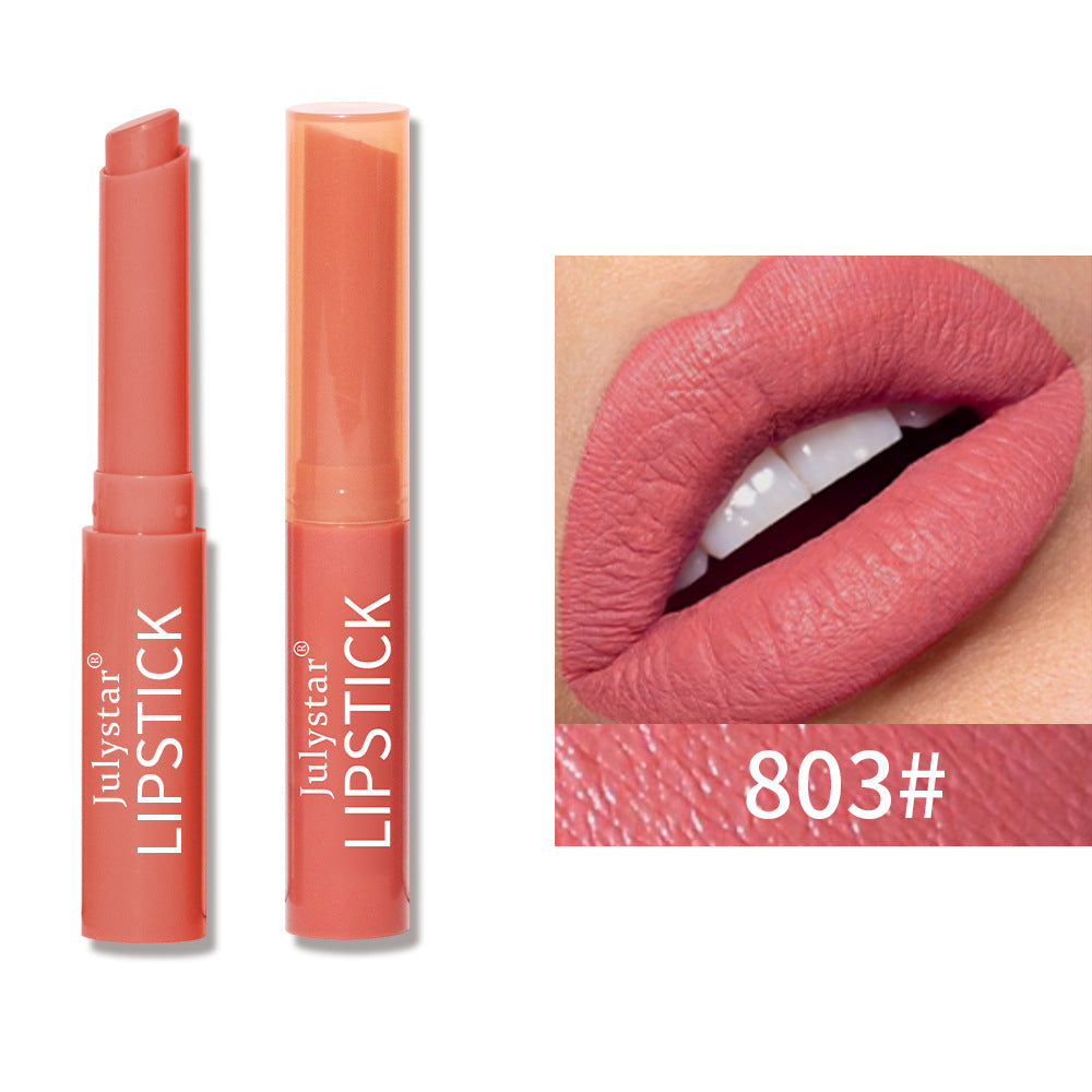 Durable Waterproof Non Stick Cup Genuine Six Color Lipstick Matte Velvet Foggy Lipstick - V.I.P Digital Presence