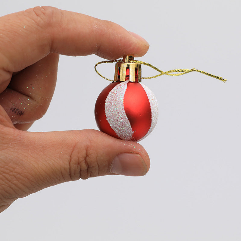 Christmas decorations Christmas trees gifts decorations mini painted Christmas balls - V.I.P Digital Presence
