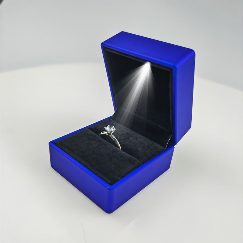 " Elegant LED Light Ring Box: Perfect for Engagement & Wedding Gifts - Keep Your Jewelry Safe & Secure! & Secure!" - V.I.P Digital Presence