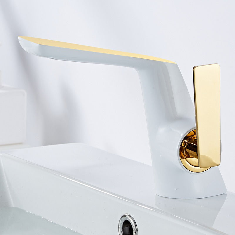 All copper bathroom hot and cold faucets creative washbasin under the sink - V.I.P Digital Presence